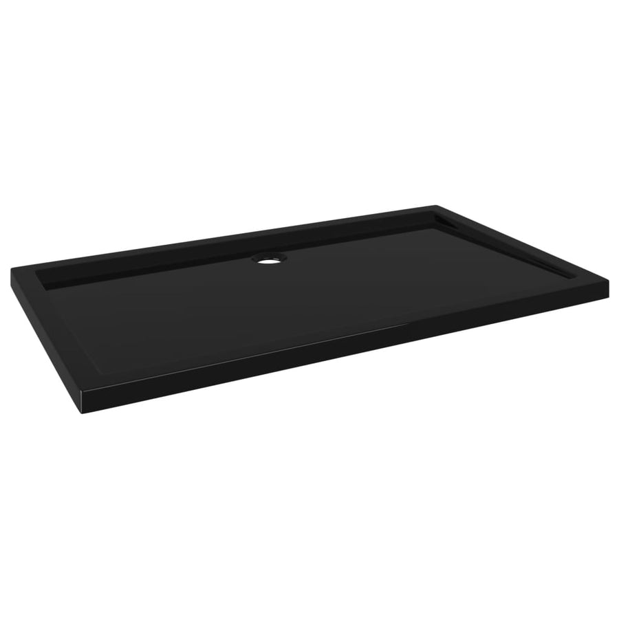 Douchebak Rechthoekig Abs 70 x 120 cm Zwart