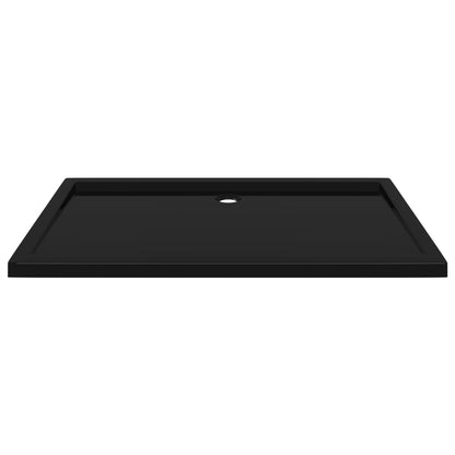 Douchebak Rechthoekig Abs 70 x 120 cm Zwart