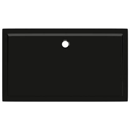 Douchebak Rechthoekig Abs 70 x 120 cm Zwart
