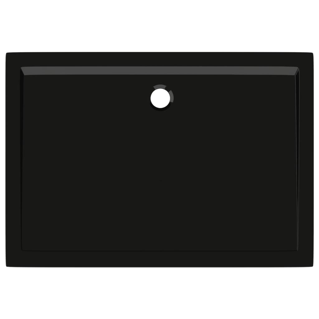 Douchebak Rechthoekig Abs 70 x 100 cm Zwart