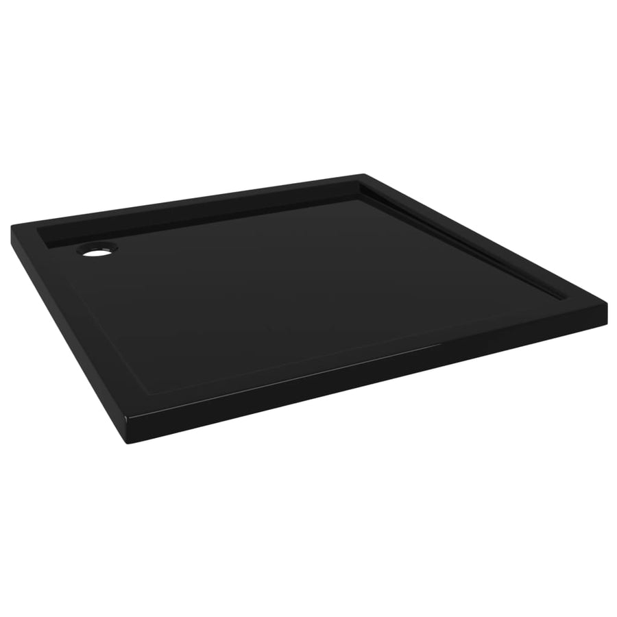 Douchebak Vierkant Abs 80 x 80 cm Zwart