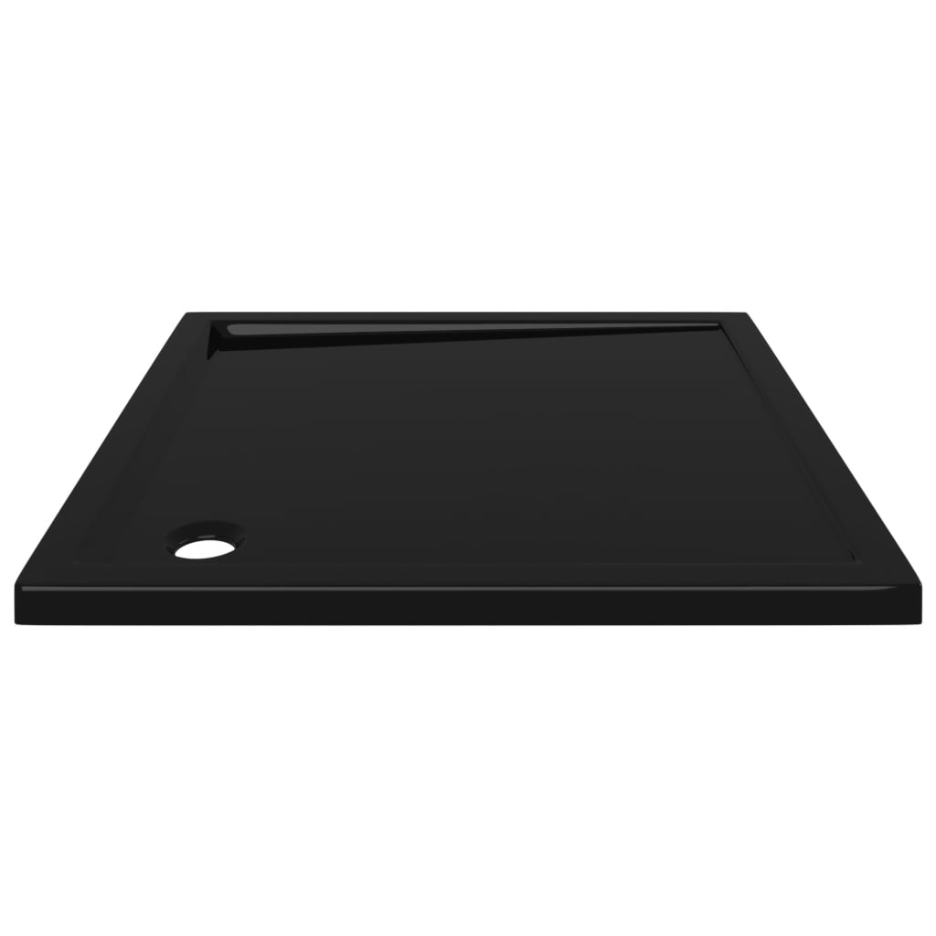 Douchebak Vierkant Abs 80 x 80 cm Zwart