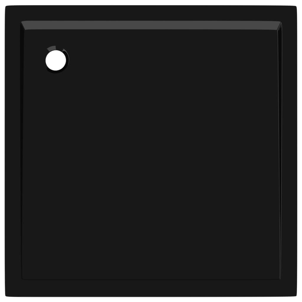 Douchebak Vierkant Abs 80 x 80 cm Zwart