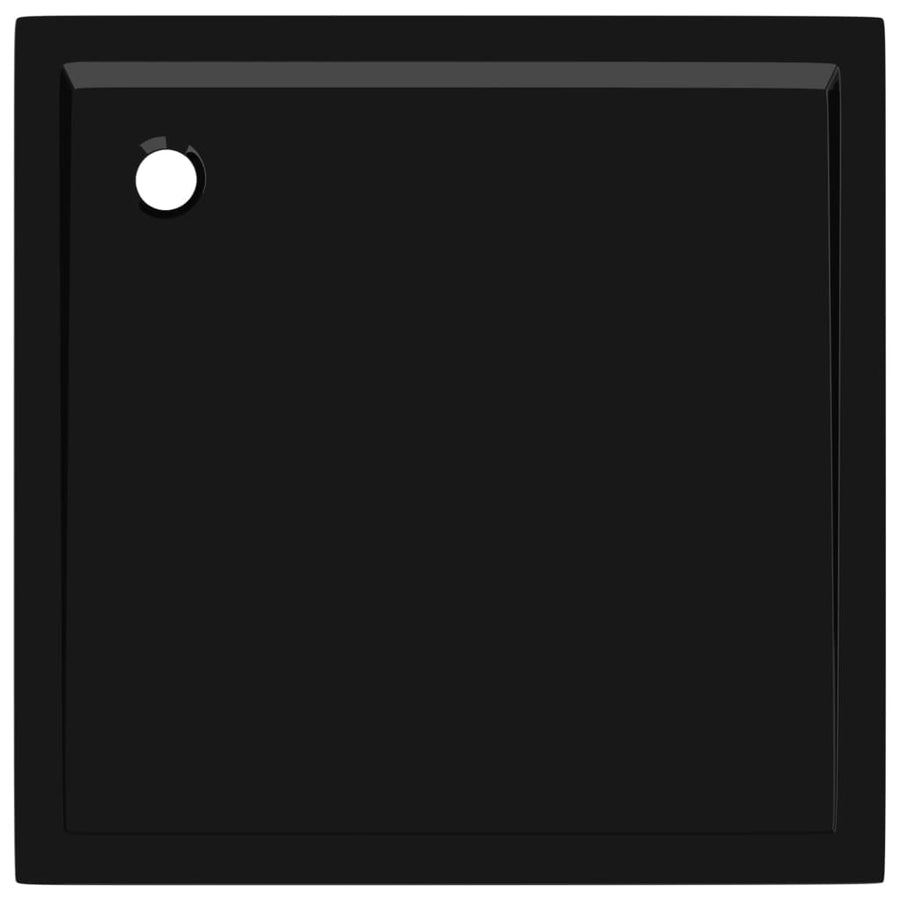 Douchebak Vierkant Abs 80 x 80 cm Zwart