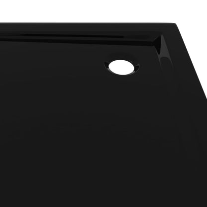 Douchebak Vierkant Abs 80 x 80 cm Zwart