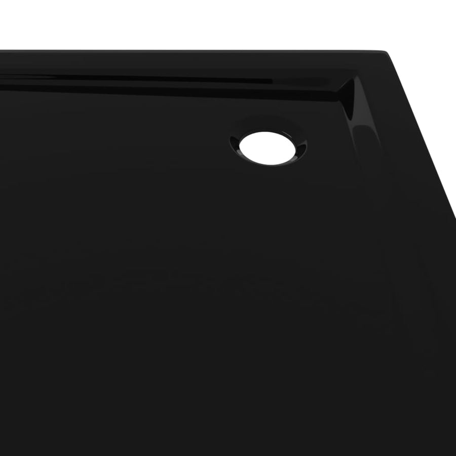 Douchebak Vierkant Abs 80 x 80 cm Zwart