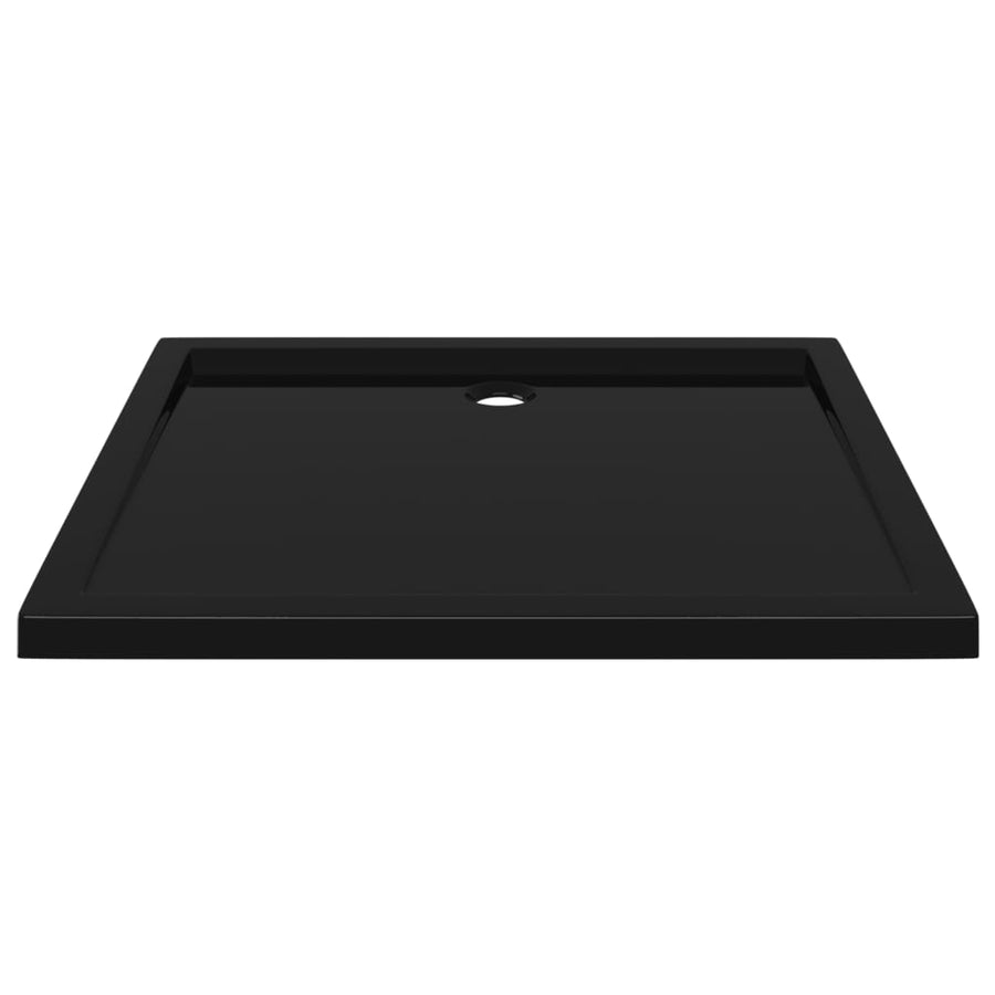 Douchebak Rechthoekig Abs 80 x 90 cm Zwart
