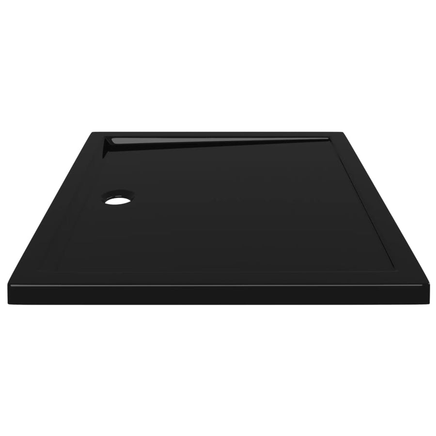 Douchebak Rechthoekig Abs 80 x 90 cm Zwart