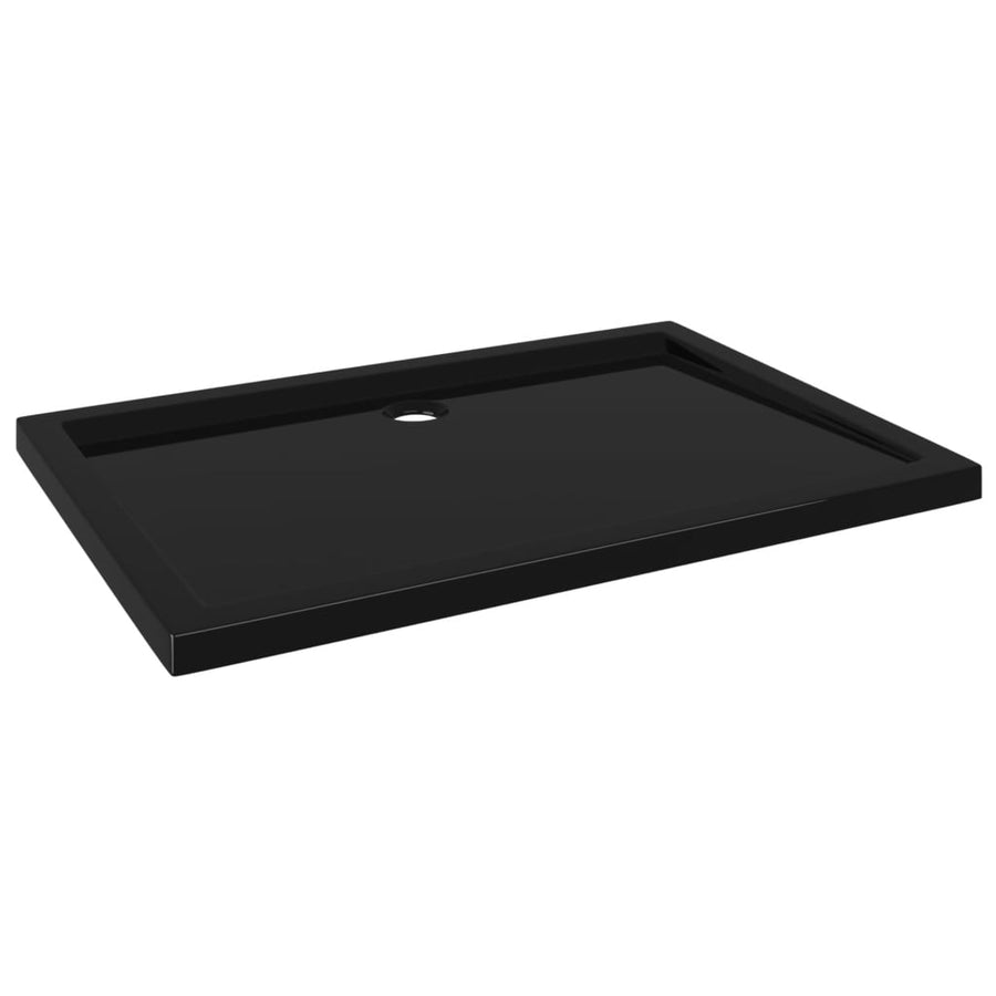 Douchebak Rechthoekig Abs 80 x 110 cm Zwart