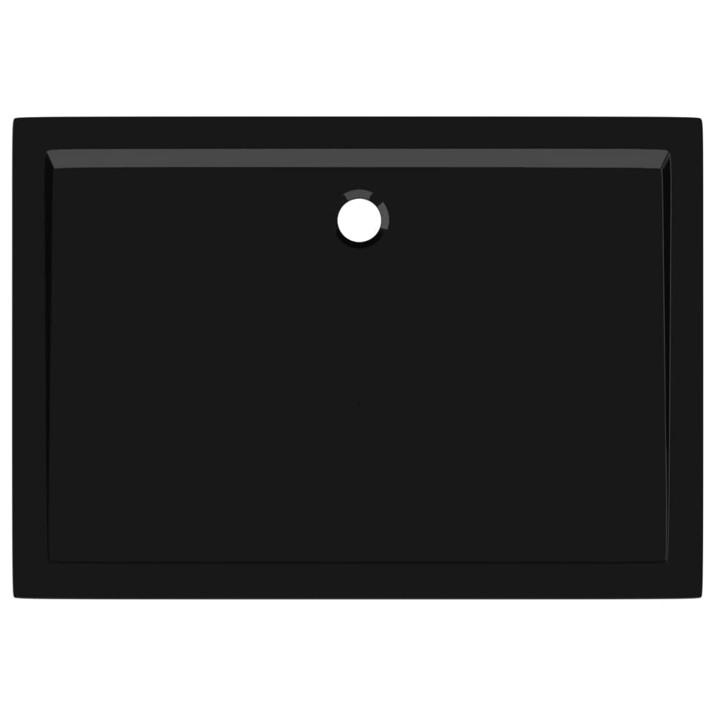 Douchebak Rechthoekig Abs 80 x 110 cm Zwart