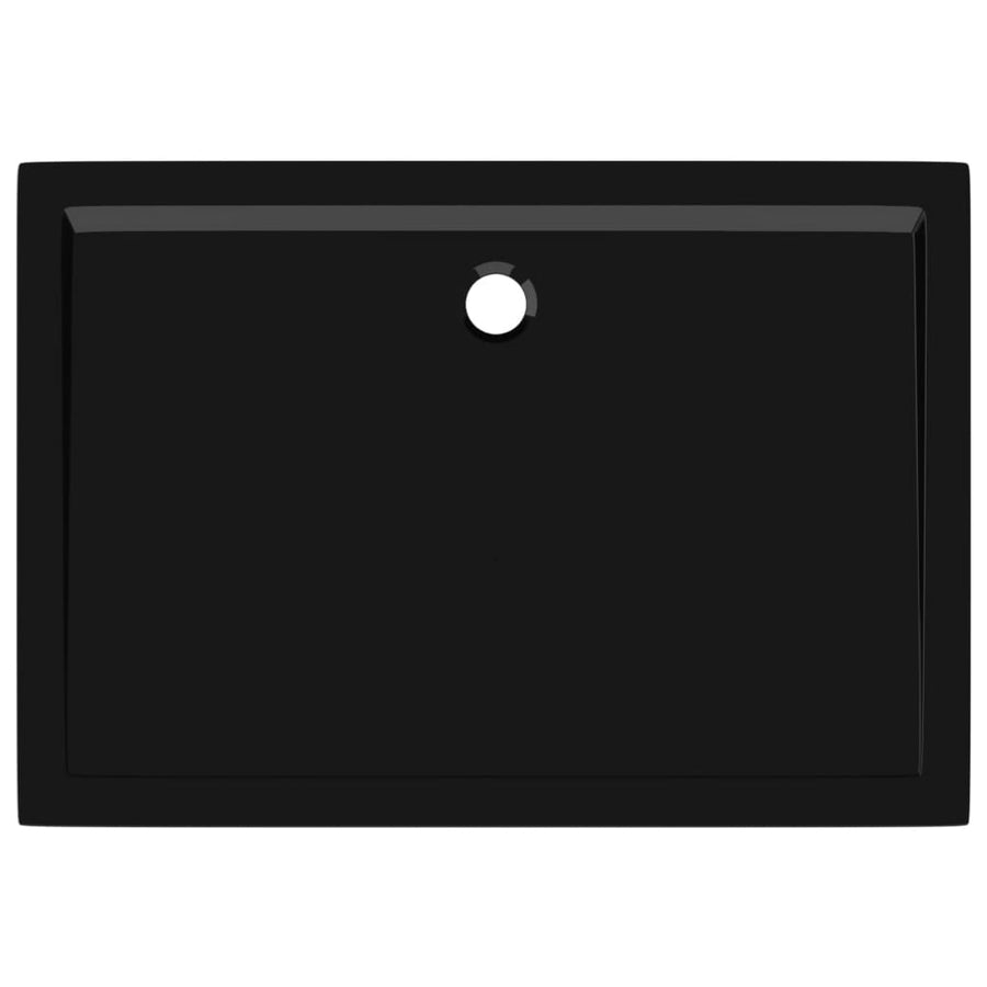 Douchebak Rechthoekig Abs 80 x 110 cm Zwart