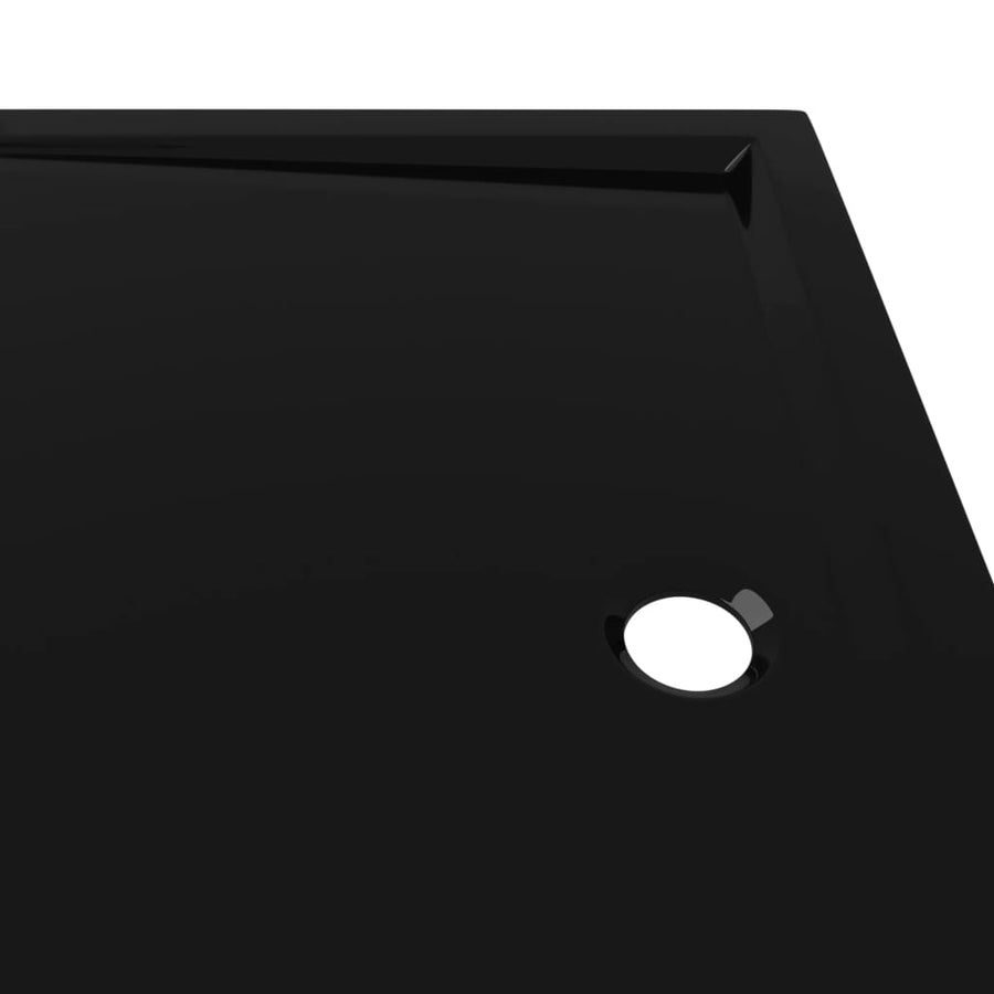 Douchebak Rechthoekig Abs 80 x 110 cm Zwart