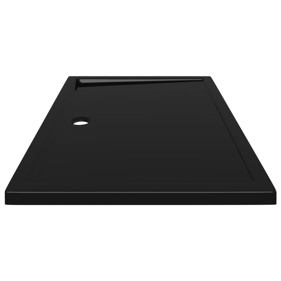 Douchebak Rechthoekig Abs 80 x 120 cm Zwart