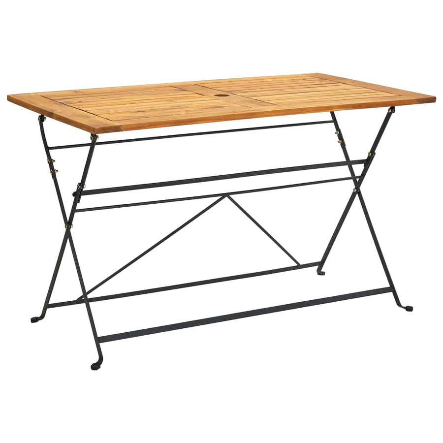 -Delige Tuinset Inklapbaar Massief Acaciahout 5 120 cm tafellengte