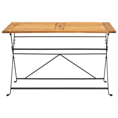 -Delige Tuinset Inklapbaar Massief Acaciahout 5 120 cm tafellengte
