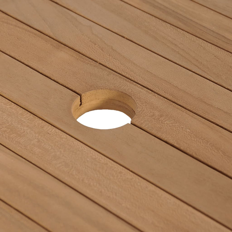 Wastafelkast Met Marmeren Wastafel Massief Teakhout 74 x 45 x 75 cm