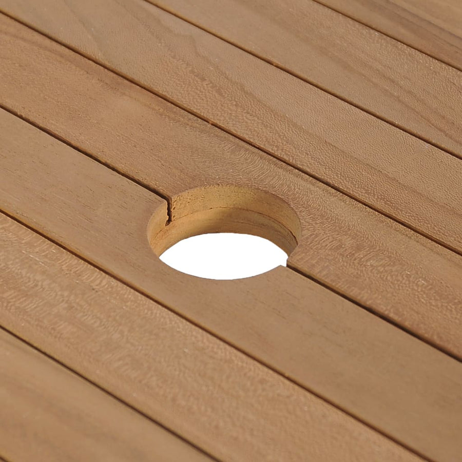 Wastafelkast Met Marmeren Wastafel Massief Teakhout Kleur 74 x 45 x 75 cm