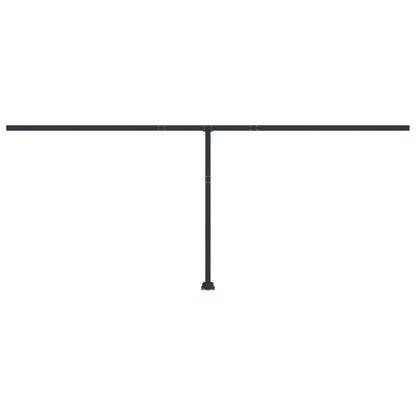 Luifelpaalset Ijzer Kleurig 600 x 245 cm Antraciet