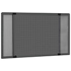 Expandable window screen (75-143)x50 cm anthracite