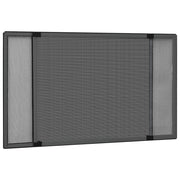 Raamhor uitschuifbaar 75-143x50 cm antraciet