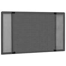 Raamhor uitschuifbaar (75-143)x50 cm antracietkleurig
