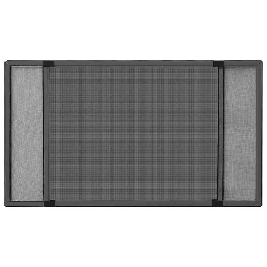 Raamhor uitschuifbaar (75-143)x50 cm antracietkleurig