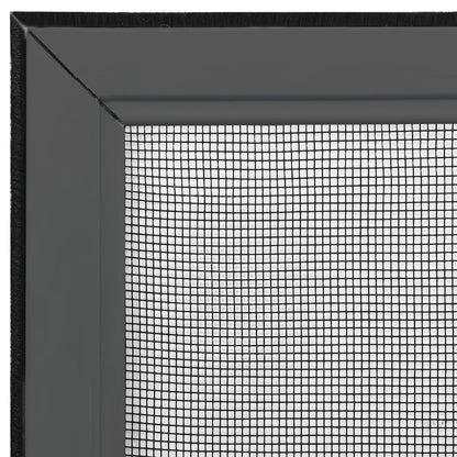 Raamhor uitschuifbaar (75-143)x50 cm antracietkleurig