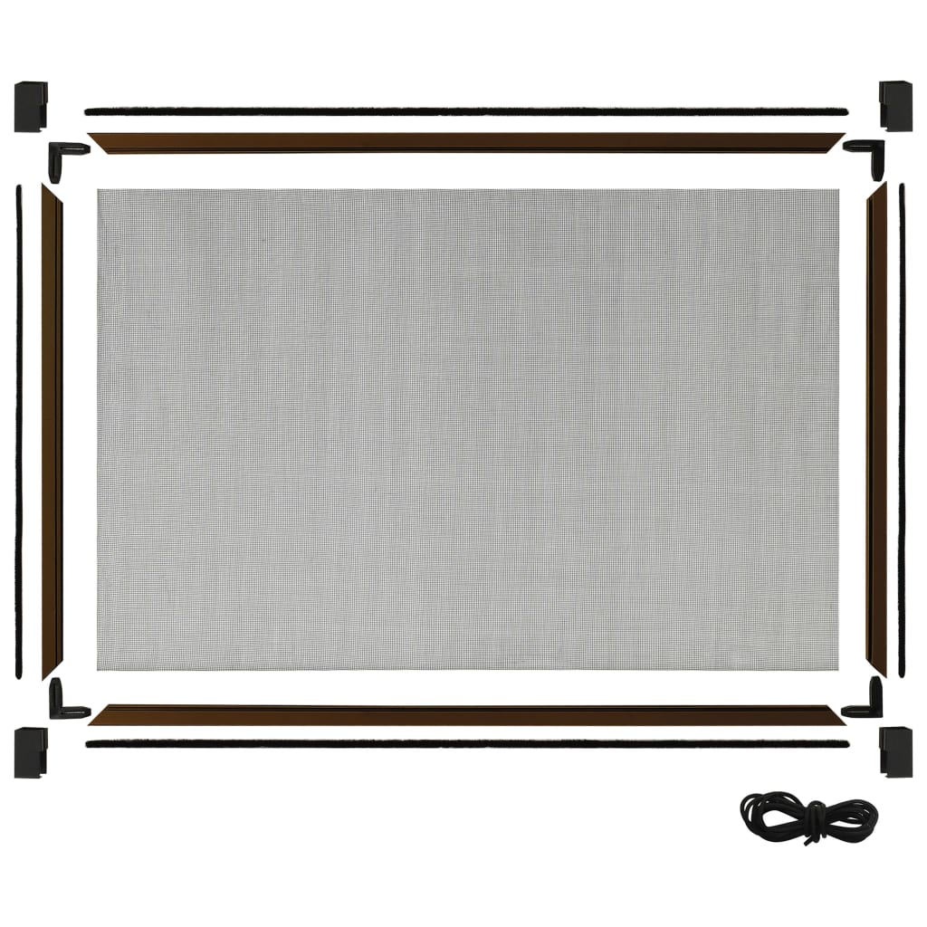 Raamhor Uitschuifbaar (100-193)X75 Cm Bruin 193 x 75 cm
