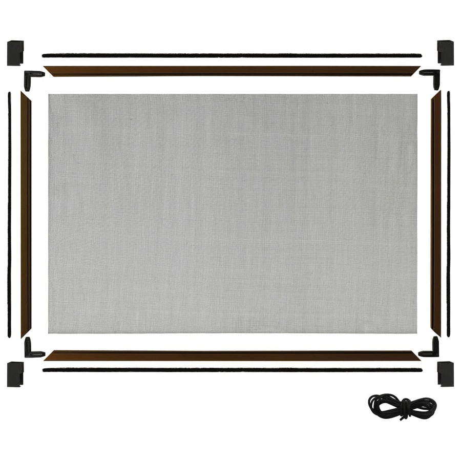Raamhor Uitschuifbaar (100-193)X75 Cm Bruin 193 x 75 cm