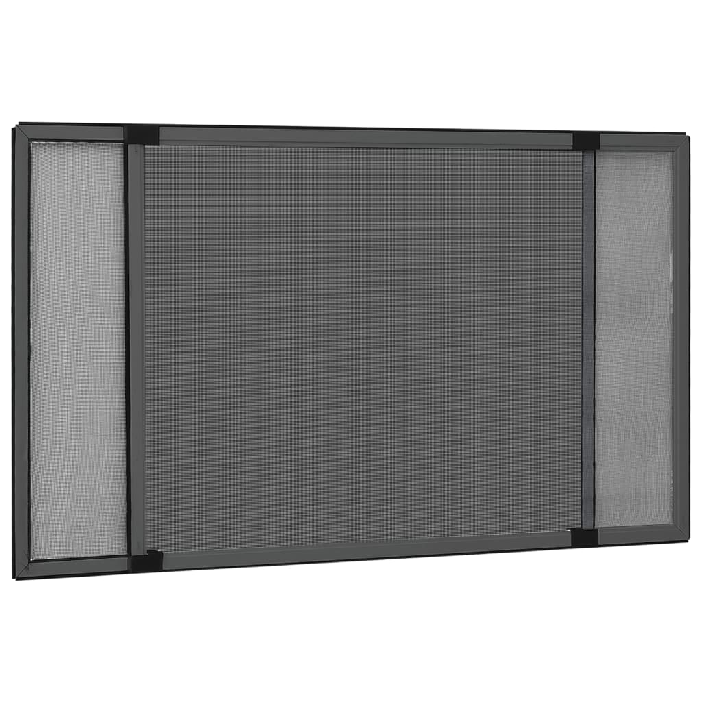 Raamhor uitschuifbaar (100-193)x75 cm antracietkleurig