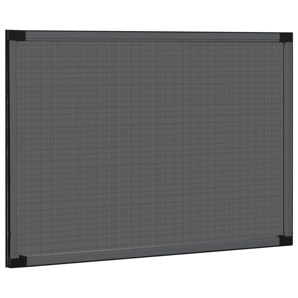 Raamhor uitschuifbaar (100-193)x75 cm antracietkleurig