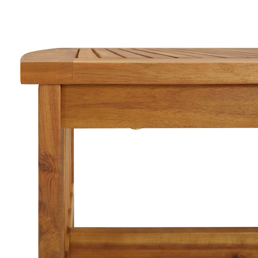 5-Delige Loungeset Massief Acaciahout Bruin 2x Bank + 2x Fauteuil + Tafel