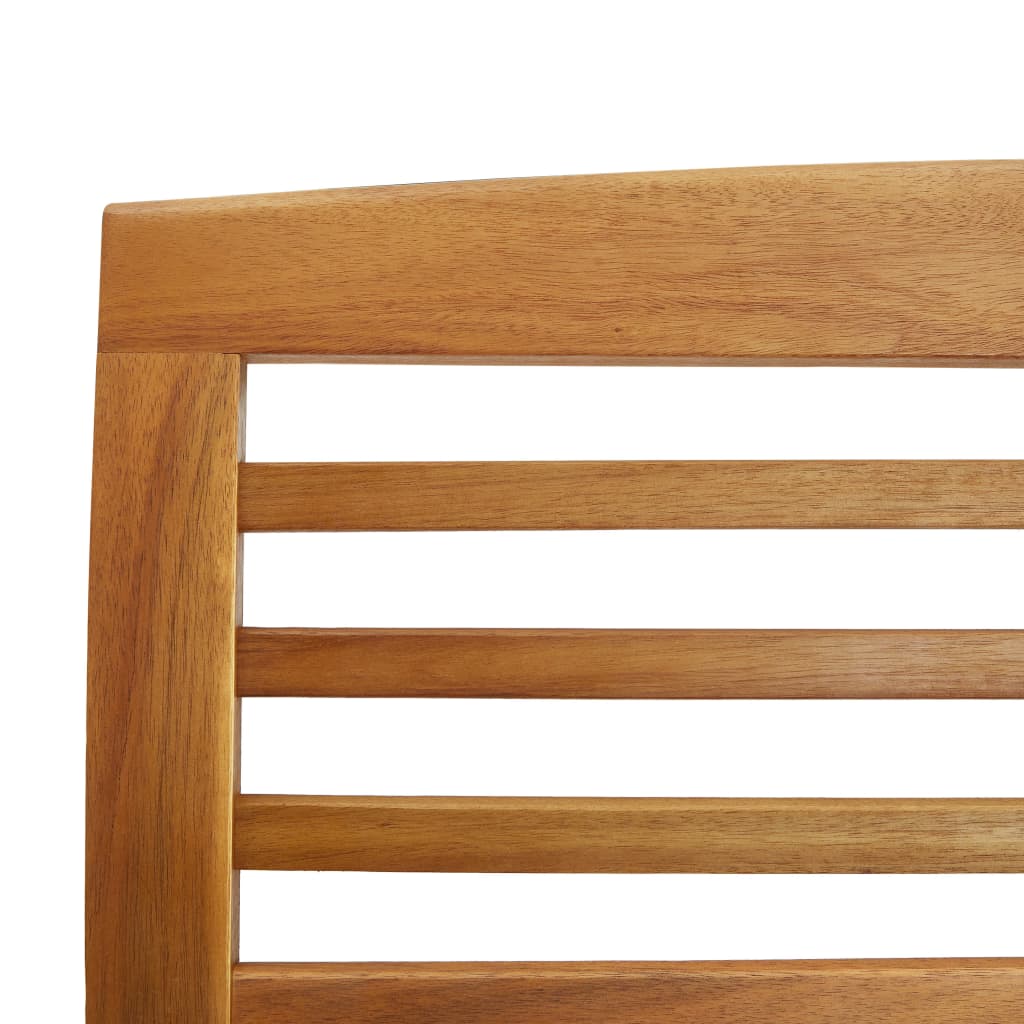 5-Delige Loungeset Massief Acaciahout Bruin 2x Bank + 2x Fauteuil + Tafel