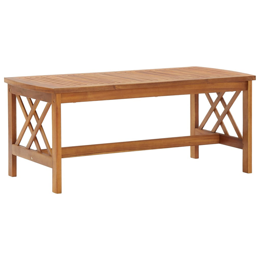 5-Delige Loungeset Massief Acaciahout Bruin 4x Fauteuil + Tafel