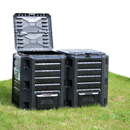 Compostbak 380 L Zwart