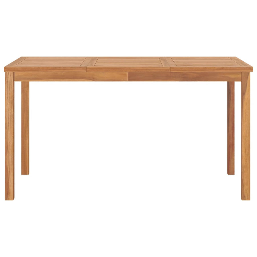 Tuintafel 140x80x77 cm massief teakhout 140 x 80 x 77 cm