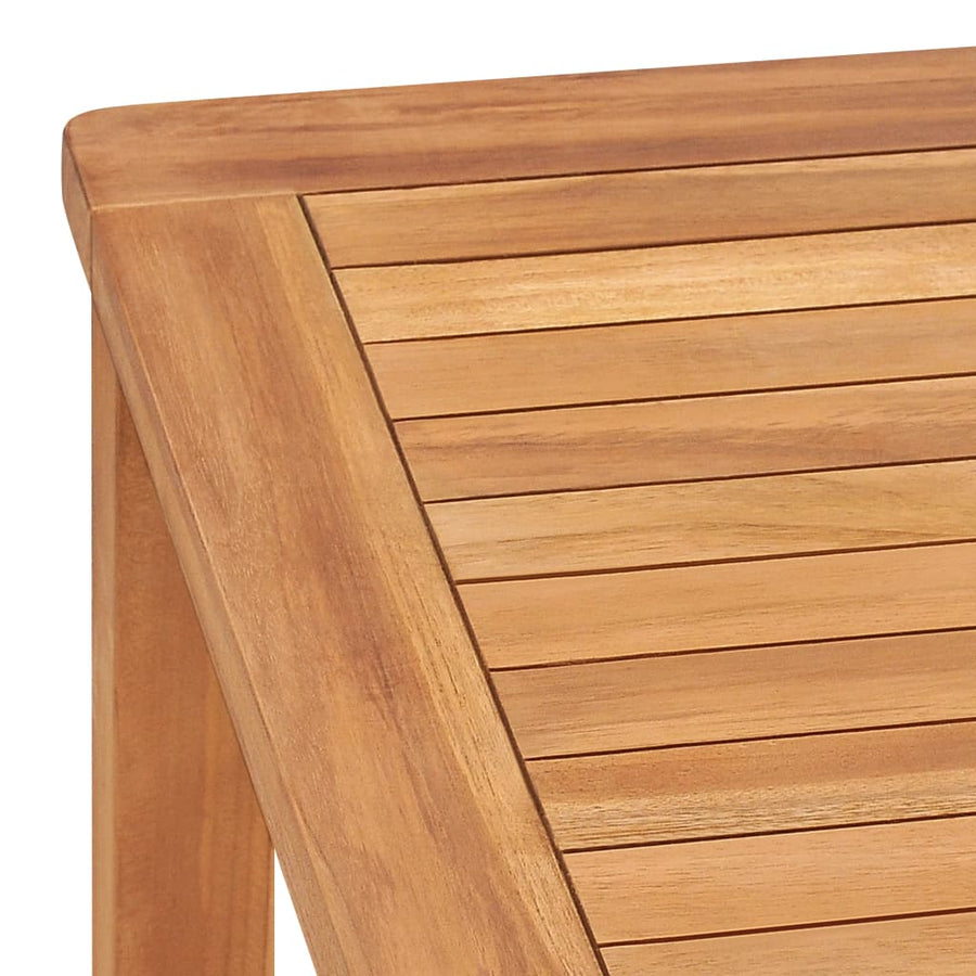 Tuintafel 140x80x77 cm massief teakhout 140 x 80 x 77 cm