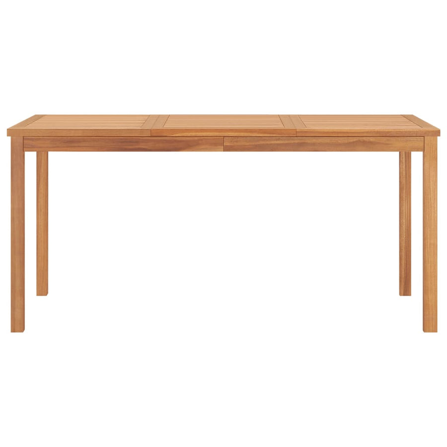 Tuintafel 160x80x77 cm massief teakhout 160 x 80 x 77 cm