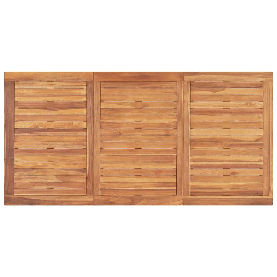 Tuintafel 160x80x77 cm massief teakhout 160 x 80 x 77 cm