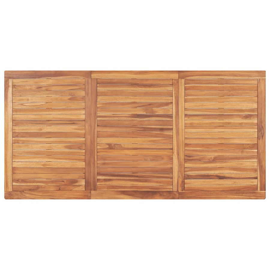 Tuintafel 180x90x77 cm massief teakhout 180 x 90 x 77 cm