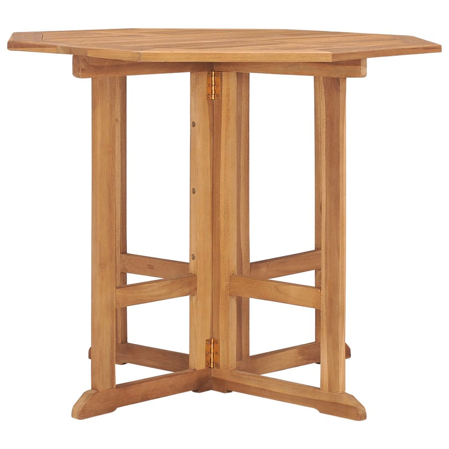 Tuintafel Inklapbaar 90X90X75 Cm Massief Teakhout 1 90 x 90 x 75 cm Achthoekig
