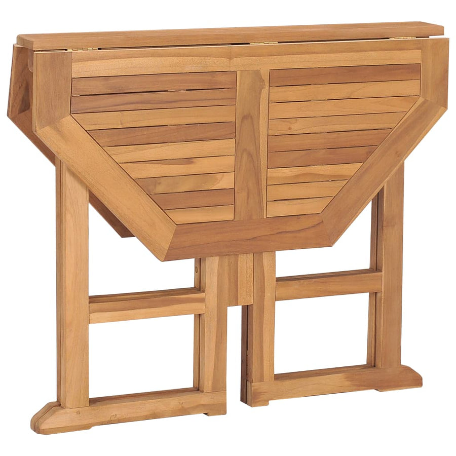 Tuintafel Inklapbaar 90X90X75 Cm Massief Teakhout 1 90 x 90 x 75 cm Achthoekig