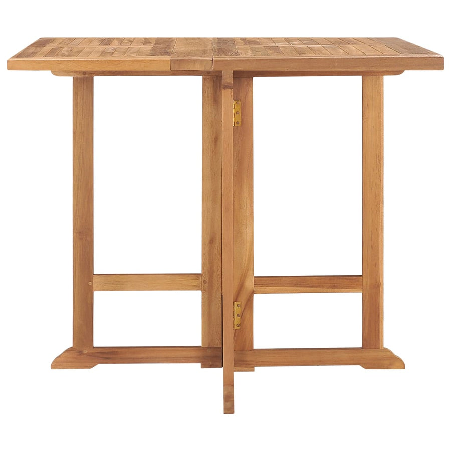 Tuintafel Inklapbaar 90X90X75 Cm Massief Teakhout 1 90 x 90 x 75 cm Vierkant