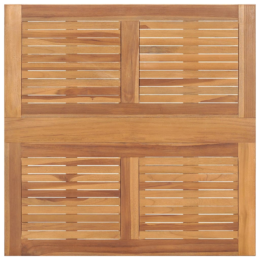 Tuintafel Inklapbaar 90X90X75 Cm Massief Teakhout 1 90 x 90 x 75 cm Vierkant