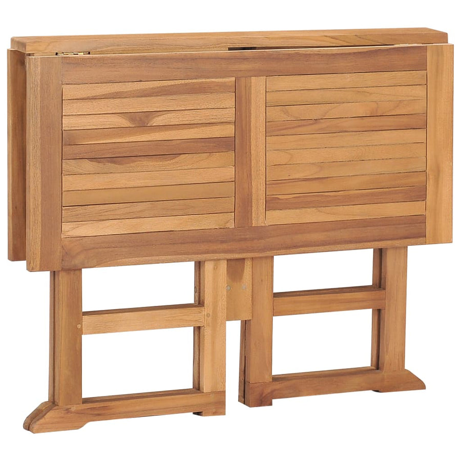Tuintafel Inklapbaar 90X90X75 Cm Massief Teakhout 1 90 x 90 x 75 cm Vierkant