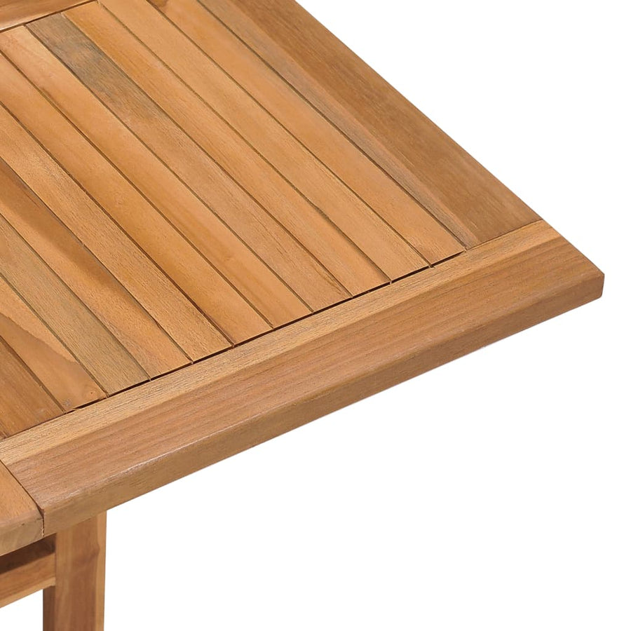 Tuintafel Inklapbaar 90X90X75 Cm Massief Teakhout 1 90 x 90 x 75 cm Vierkant