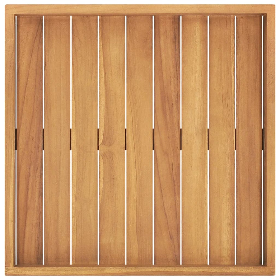 Dienblad Massief Teakhout 50 x 50 cm