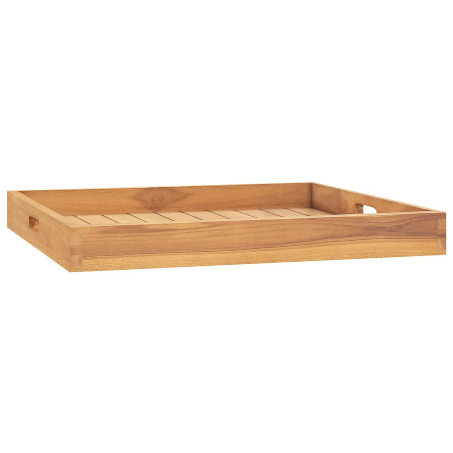 Dienblad 60X60 Cm Massief Teakhout 60 x 60 cm