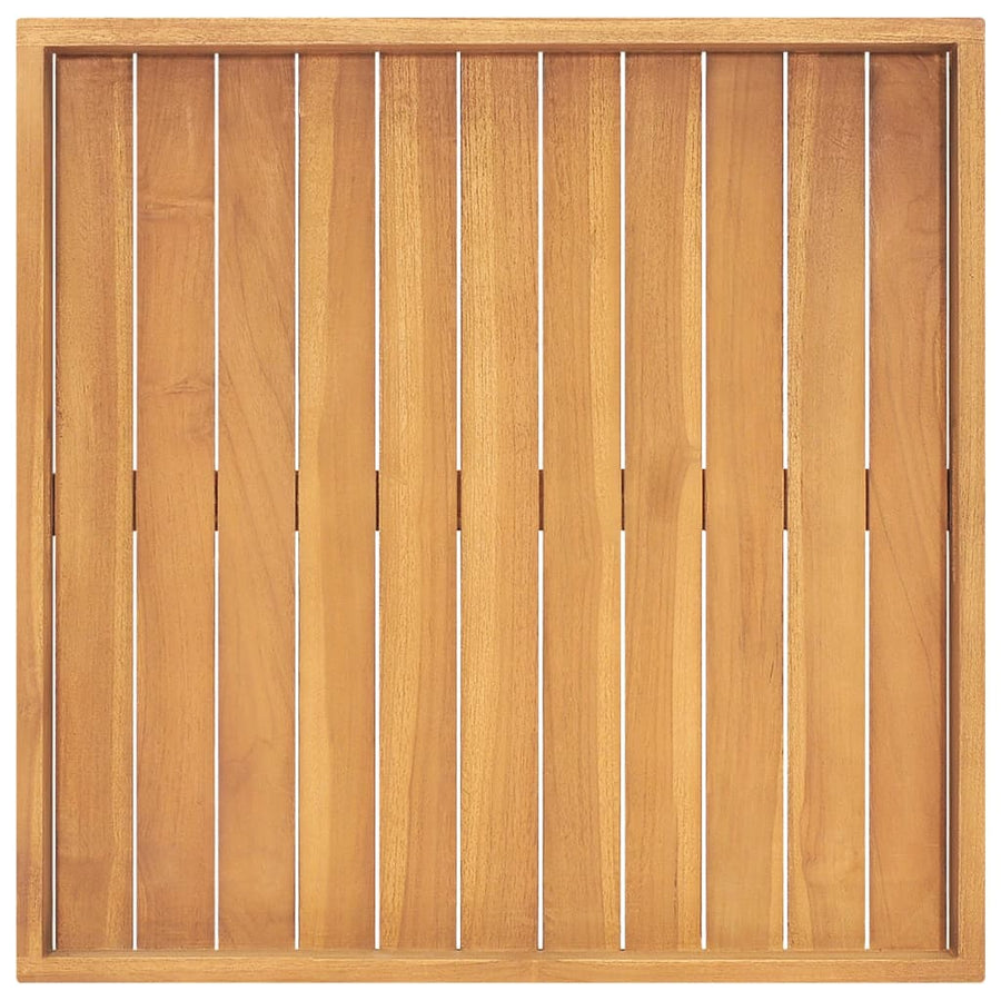 Dienblad 60X60 Cm Massief Teakhout 60 x 60 cm