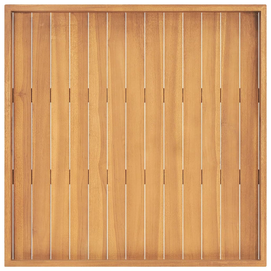 Dienblad 70X70 Cm Massief Teakhout 70 x 70 cm